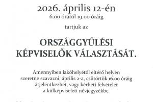 Választási hirdetmény